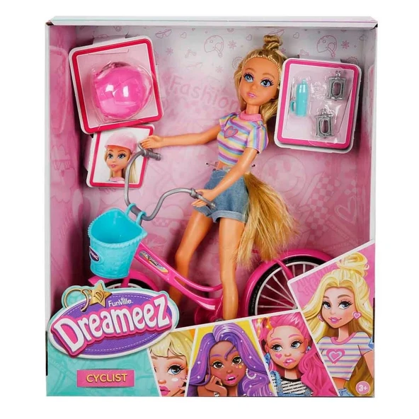 PARAPLY Dreameez Bisikletçi Bebek Oyun Seti Kız Erkek Çocuk Oyuncak Eğitici Oyuncaklar - Resim 3