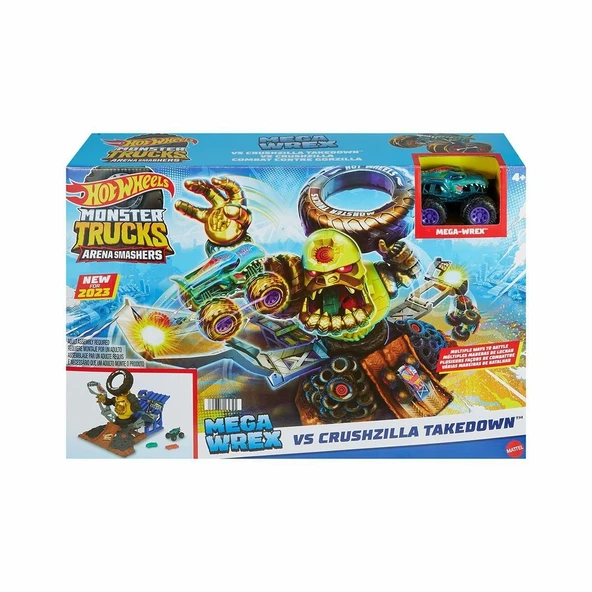 PARAPLY HPN71 Hot Wheels Monster Trucks Arenada Şampiyonluk Mücadelesi Oyun Seti Kız Erkek Çocuk Oyuncak Eği ürün görseli