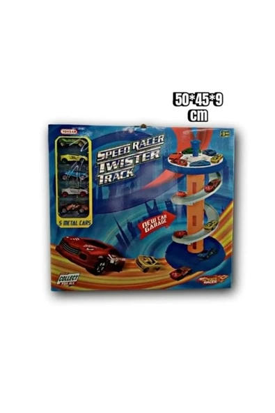 PARAPLY TOYSAN RACER GARAJ - 5 METAL CARS Kız Erkek Çocuk Oyuncak Eğitici Oyuncaklar ürün görseli