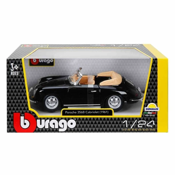 PARAPLY 1022078 1:24 Porsche 356B Cabriolet 1961 Araba Kız Erkek Çocuk Oyuncak Eğitici Oyuncaklar ürün görseli