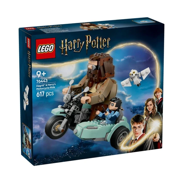 PARAPLY 76443 Lego Harry Potter-Hagrid ve Harrynin Motosiklet Yolculuğu 617 parça +9 yaş Kız Erkek Çocuk Oyu ürün görseli