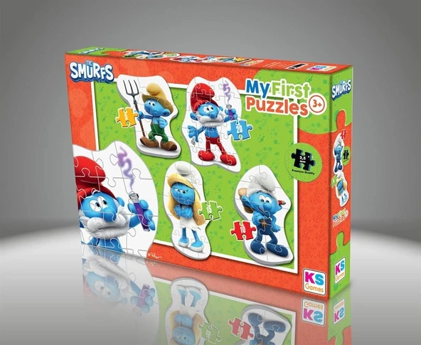 PARAPLY SMR 10304 SMURF MY FİRST PUZZLE -KS Kız Erkek Çocuk Oyuncak Eğitici Oyuncaklar ürün görseli