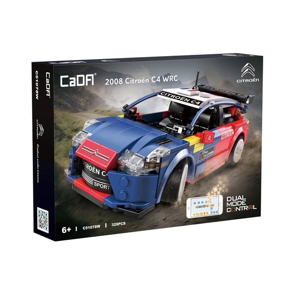 PARAPLY C51078W Cada 2008 Citroen C4 WRC Blok Seti 329 Parça -Vagon life Kız Erkek Çocuk Oyuncak Eğitici Oyu ürün görseli