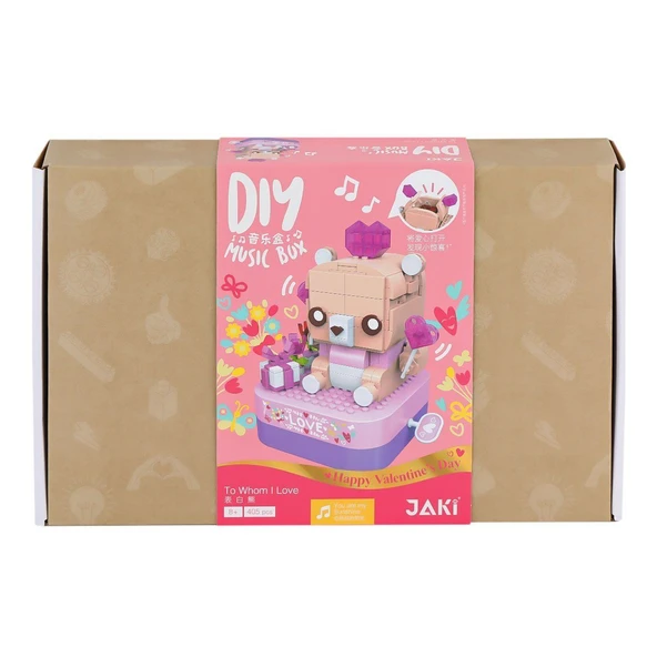 PARAPLY JK1306 Jaki Müzik Kutusu Blok Seti 405 Parça -Vagon life Kız Erkek Çocuk Oyuncak Eğitici Oyuncaklar ürün görseli
