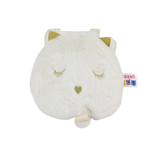 PARAPLY 2062 Ekru Kedi Çanta -My Friend Toys Kız Erkek Çocuk Oyuncak Eğitici Oyuncaklar
