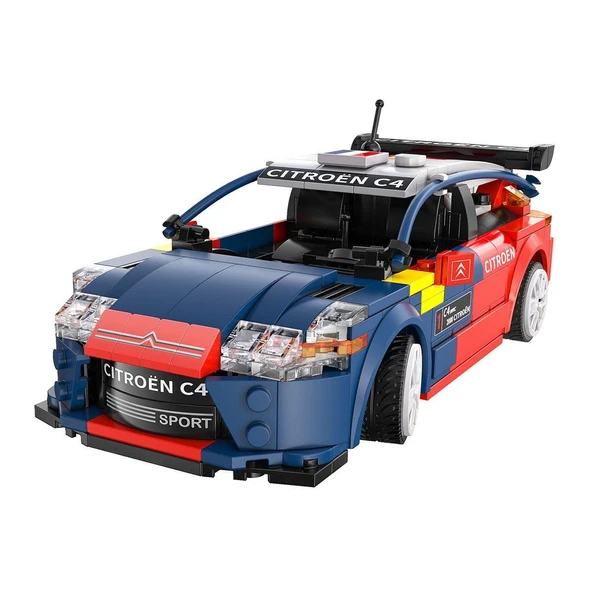 PARAPLY C51078W Cada 2008 Citroen C4 WRC Blok Seti 329 Parça -Vagon life Kız Erkek Çocuk Oyuncak Eğitici Oyu - Resim 2