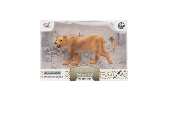 PARAPLY Kutulu Model Figür Hayvan Kaplan Dişi Aslan Kız Erkek Çocuk Oyuncak Eğitici Oyuncaklar ürün görseli