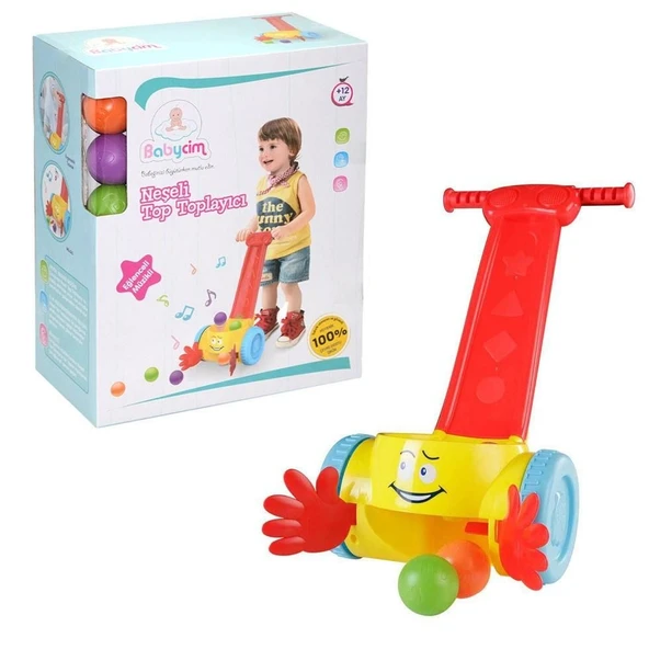PARAPLY Babycim Neşeli Top Toplayıcı Oyunu Kız Erkek Çocuk Oyuncak Eğitici Oyuncaklar ürün görseli