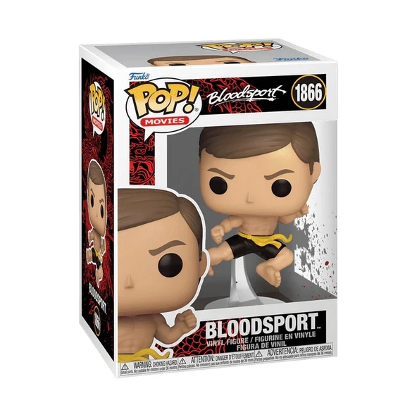 PARAPLY Funko POP Movies: Bloodsport - Bloodsport Kız Erkek Çocuk Oyuncak Eğitici Oyuncaklar - Resim 2