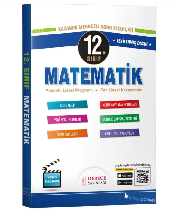 Sonuç Derece Yayınları 12. Sınıf Matematik Modüler Set - Resim 2