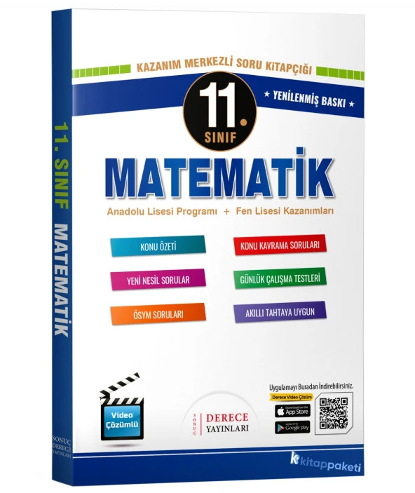 Sonuç Derece Yayınları 11. Sınıf Matematik Modüler Set
