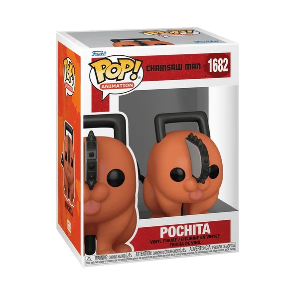 PARAPLY Funko POP Animation: Chainsaw Man- Pochita Kız Erkek Çocuk Oyuncak Eğitici Oyuncaklar - Resim 2