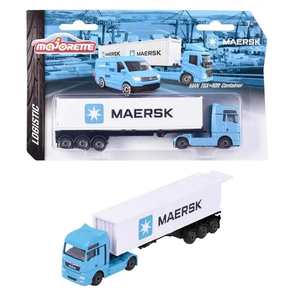 PARAPLY Majorette Maersk Temalı Lojistik Taşıma Aracı Kız Erkek Çocuk Oyuncak Eğitici Oyuncaklar - Resim 3