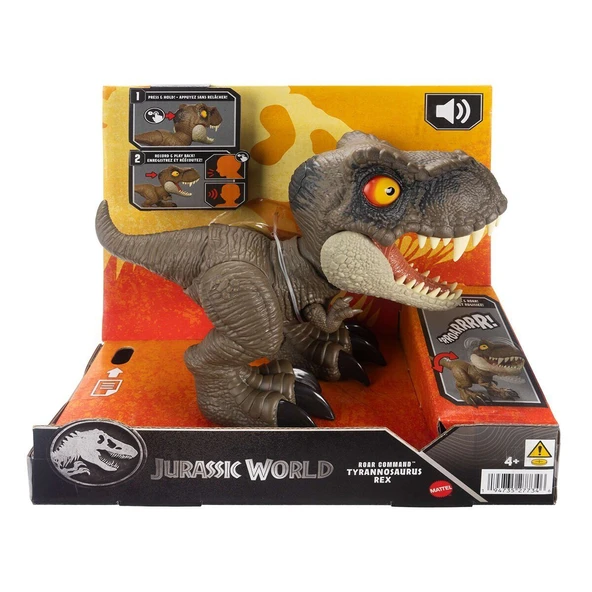 PARAPLY JCW01 Jurassic World İnteraktif T-Rex Figürü Kız Erkek Çocuk Oyuncak Eğitici Oyuncaklar ürün görseli