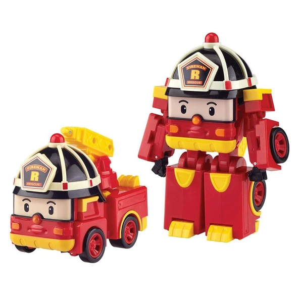 PARAPLY POLI MRT-0652 Robocar Poli Transforming Robot Roy Figür -Necotoys Kız Erkek Çocuk Oyuncak Eğitici Oy - Resim 2
