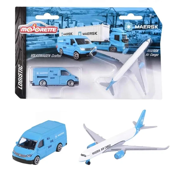 PARAPLY Majorette Maersk Temalı Lojistik Taşıma Aracı Kız Erkek Çocuk Oyuncak Eğitici Oyuncaklar ürün görseli