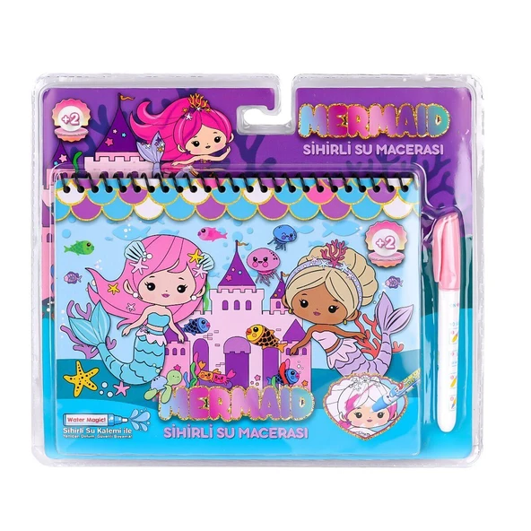 PARAPLY BK012 Sihirli Boyama Kitabı -1adet Stokta Olan Gönderilir Kız Erkek Çocuk Oyuncak Eğitici Oyuncaklar - Resim 3