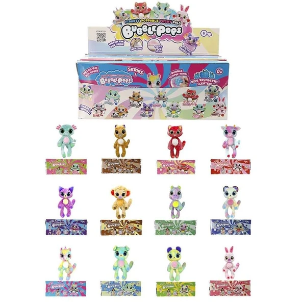 PARAPLY PELUŞ BUBBLE POPS - 1adet Stokta Olan Gönderilir Kız Erkek Çocuk Oyuncak Eğitici Oyuncaklar ürün görseli