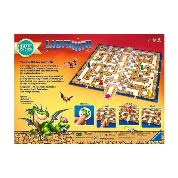 PARAPLY 247141 Ravensburger - Smart Choice Labirent Kız Erkek Çocuk Oyuncak Eğitici Oyuncaklar - Resim 2