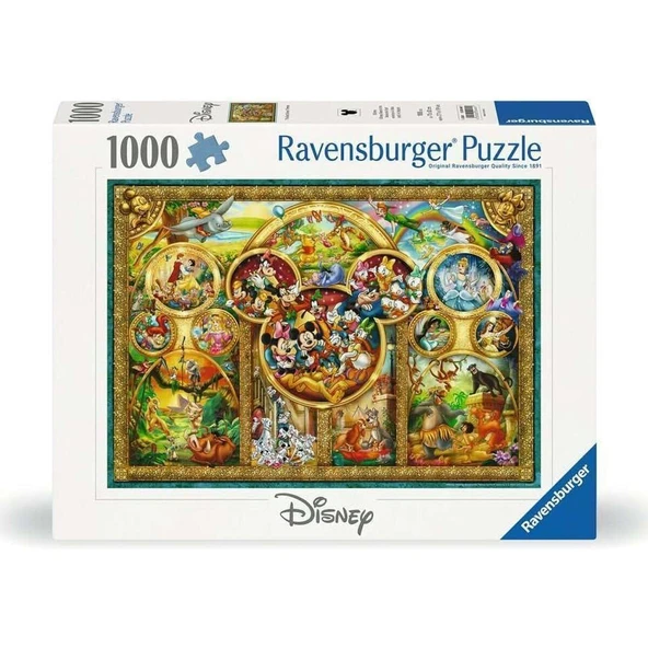 PARAPLY 12000469 En Güzel Disney Teması 1000 parça Ravensburger Puzzle Kız Erkek Çocuk Oyuncak Eğitici Oyunc ürün görseli