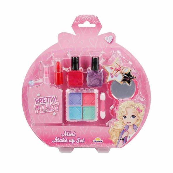 PARAPLY 4277 Pretty Pinky Mini Makyaj Seti -Sunman Kız Erkek Çocuk Oyuncak Eğitici Oyuncaklar ürün görseli