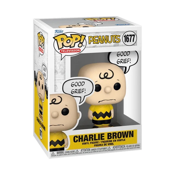 PARAPLY Funko POP Animation: Peanuts - Charlie Brown (Good Grief) Kız Erkek Çocuk Oyuncak Eğitici Oyuncaklar ürün görseli 1