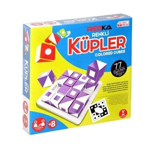 PARAPLY REDKA RENKLİ KÜPLER Kız Erkek Çocuk Oyuncak Eğitici Oyuncaklar ürün görseli