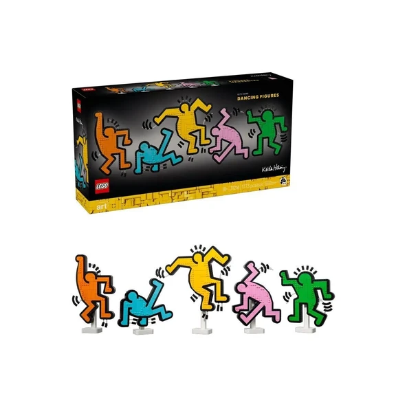 PARAPLY 31216 Lego icons - Keith Haring – Dans Eden Figürler 1773 parça +18 yaş Kız Erkek Çocuk Oyuncak Eğit ürün görseli