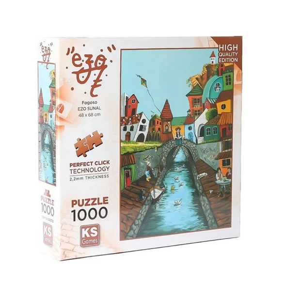 PARAPLY Ks Games Fogosa Puzzle 1000 Parça 20730 Kız Erkek Çocuk Oyuncak Eğitici Oyuncaklar - 1