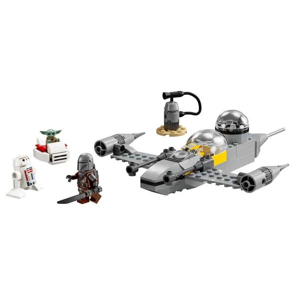 PARAPLY LEGO Star Wars: The Mandalorian Mando ve Grogu’nun N-1 Starfighter’ı 75410 Kız Erkek Çocuk Oyuncak E - 1