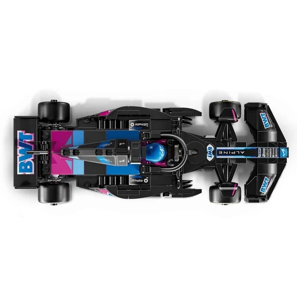 PARAPLY LEGO Speed Champions BWT Alpine F1 Team A524 Yarış Arabası Kız Erkek Çocuk Oyuncak Eğitici Oyuncakla - Resim 2