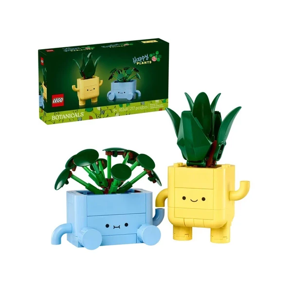 PARAPLY 10349 Lego Botanicals Mutlu Bitkiler 217 parça +9 yaş Kız Erkek Çocuk Oyuncak Eğitici Oyuncaklar ürün görseli