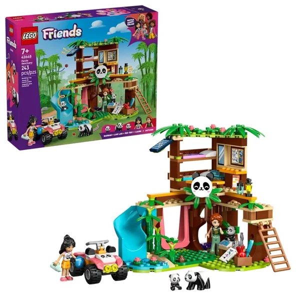 PARAPLY 42648 Lego Friends Panda Barınağı 243 parça +7 yaş Kız Erkek Çocuk Oyuncak Eğitici Oyuncaklar ürün görseli