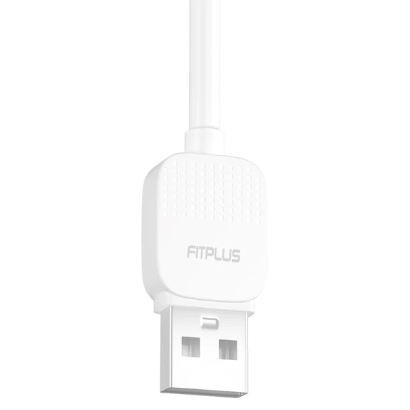 FitPlus Bianca BS-103 Type-C Data/Şarj Kablosu 2.4A 1mt - Beyaz - 2