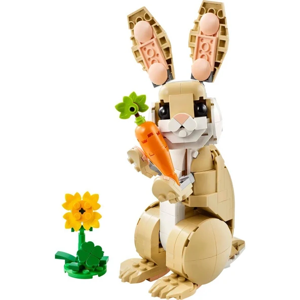 PARAPLY 31162 Lego Creator 3in1 - Sevimli Tavşan 326 parça +8 yaş Kız Erkek Çocuk Oyuncak Eğitici Oyuncaklar - 2