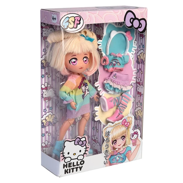 PARAPLY Hello Kitty Manga Bebek BFF Kız Erkek Çocuk Oyuncak Eğitici Oyuncaklar - Resim 3