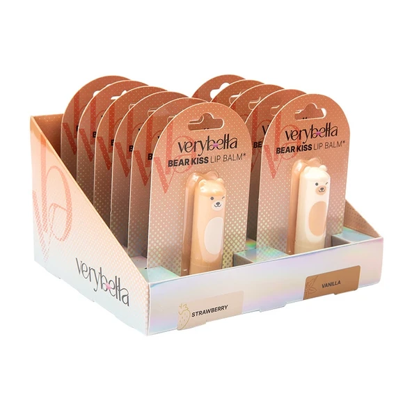 PARAPLY Very Bella Ayıcık Lip Balm Dudak Nemlendiricisi Kız Erkek Çocuk Oyuncak Eğitici Oyuncaklar - 3