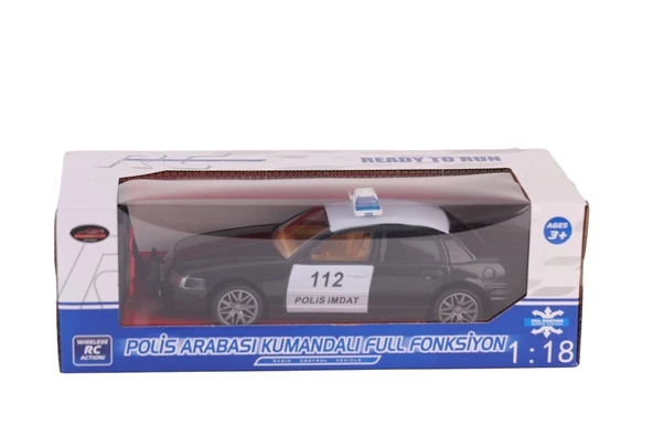 PARAPLY TC-125P KUTULU UZ KUM PİLLİ POLİS ARABA Kız Erkek Çocuk Oyuncak Eğitici Oyuncaklar ürün görseli