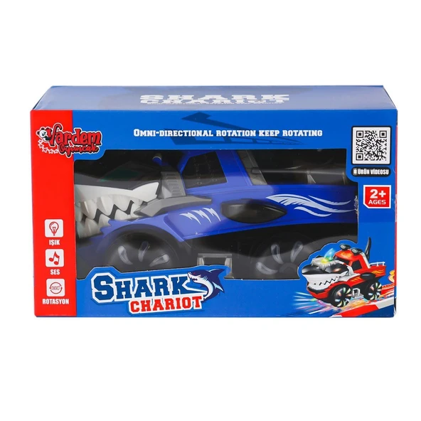 PARAPLY ZR171 Işıklı Müzikli Shark Chariot - Vardem Oyuncak Kız Erkek Çocuk Oyuncak Eğitici Oyuncaklar - 2
