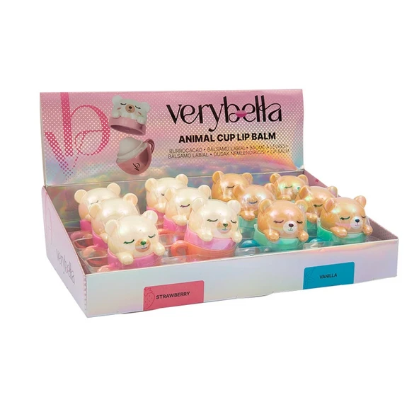 PARAPLY Very Bella Sevimli Lip Balm Dudak Nemlendiricisi Kız Erkek Çocuk Oyuncak Eğitici Oyuncaklar - 3