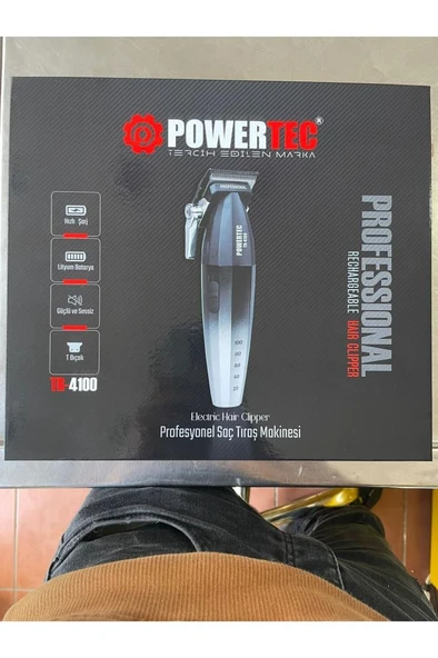 Powertec TR 4100 Traş Makinesi - 4