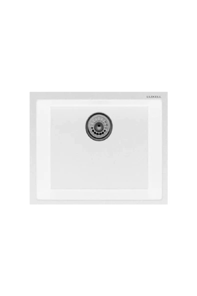 Luxell Eva Beyaz Tek Göz Granit Eviye (Lx- 520)