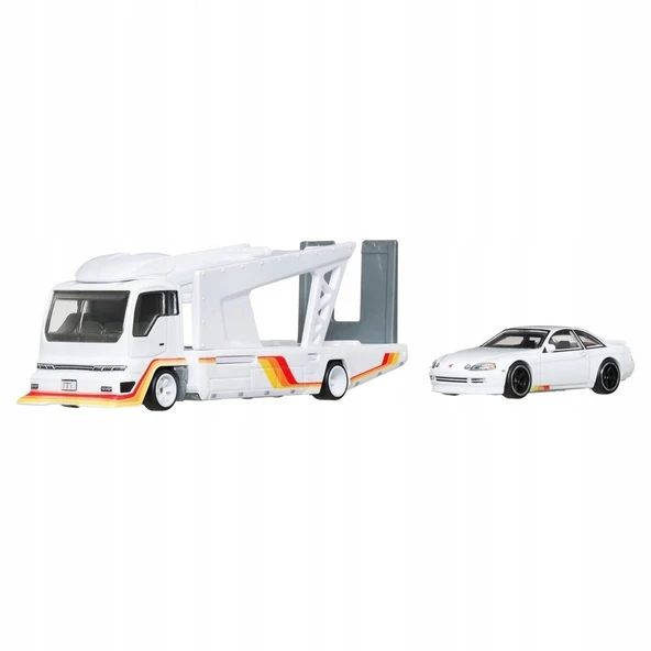 PARAPLY Hot Wheels Premium Car Culture Team Transport Toyota Soarer Kousuka Hauler Kız Erkek Çocuk Oyuncak E ürün görseli