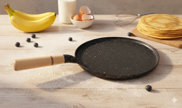 Kale Döküm Krep Tavası (28 Cm) - 2