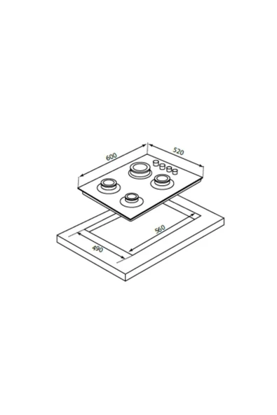 LX-40TAHDF(Y.CAM(L)ANKASTRE SİY LUX NG - 2
