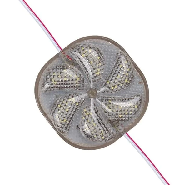 PowerMaster PM-14704 12 Volt 3 Watt Soğuk Beyaz Sabit 6565-2835 Modül Led 65x65x12mm