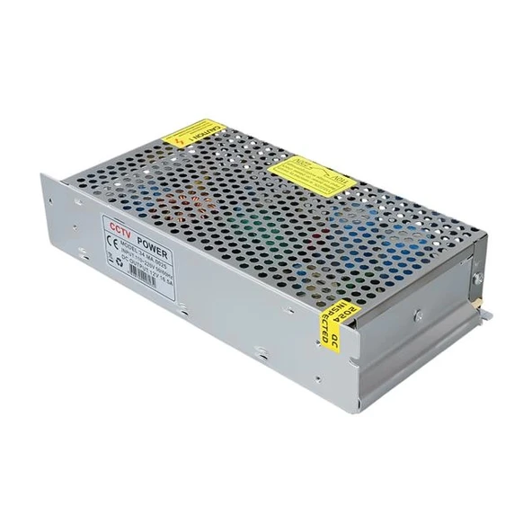 Powermaster PM-14069 12 Volt - 16.7 Amper - 200 Watt Metal Kasa Adaptör - 2