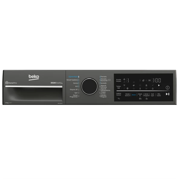 Beko KM 1010 IG 10 Kg A++ Isı Pompalı Manhattan Grey Çamaşır Kurutma Makinesi - 4
