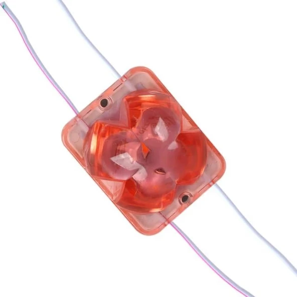 Powermaster PM-14720 12 Volt 2 Watt Kırmızı Sabit 4333-3030 Modül Led 43x33x28mm ürün görseli