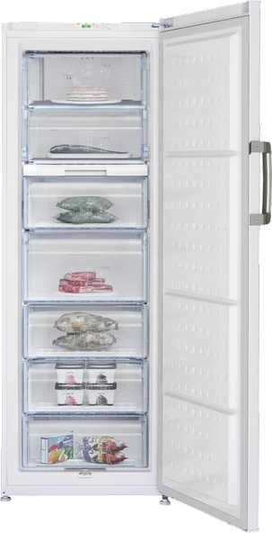 Beko 7071 MB 7 Çekmeceli Beyaz Dikey Derin Dondurucu - 2